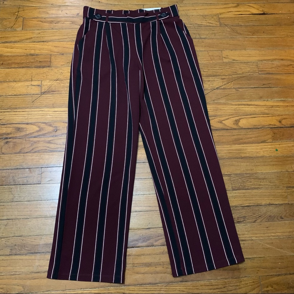 NWT Cato Hi-Rise Stripe Pants Size M